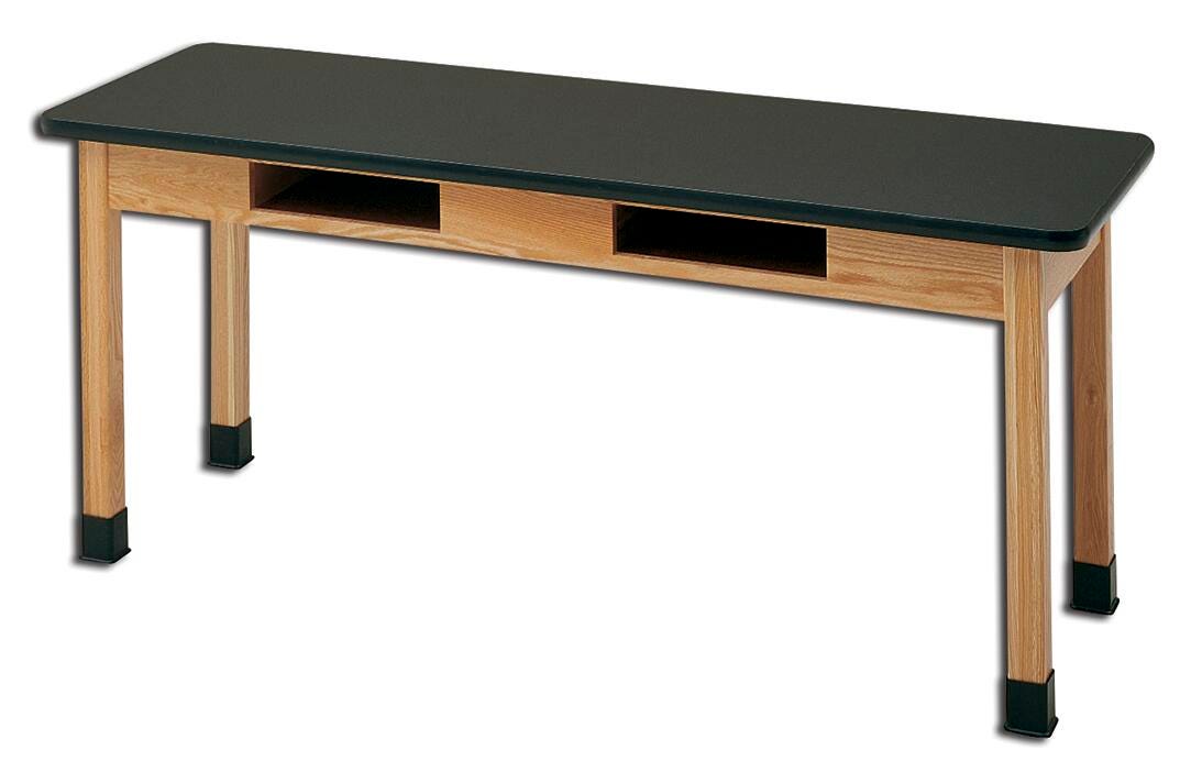 Classroom Select Science Table with Book Compartments